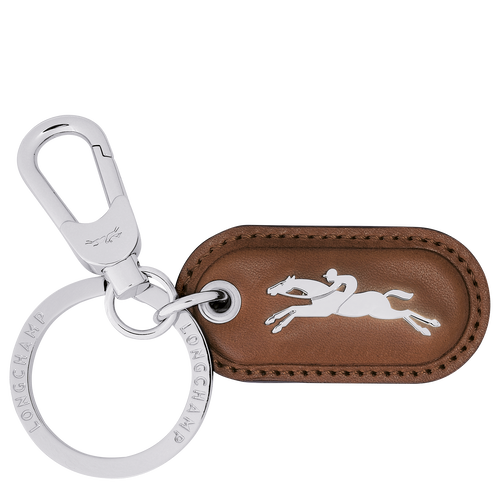 Brown Women's Longchamp Roseau Leather Key Rings | 6015928-GW