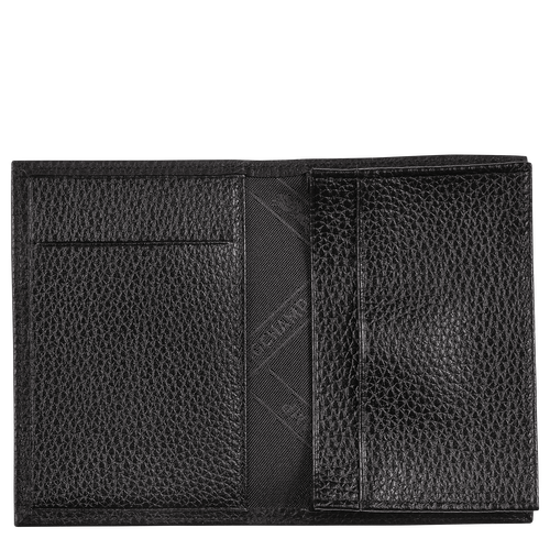 Black Women's Longchamp Le Foulonné Leather Cardholders | 1536947-FX