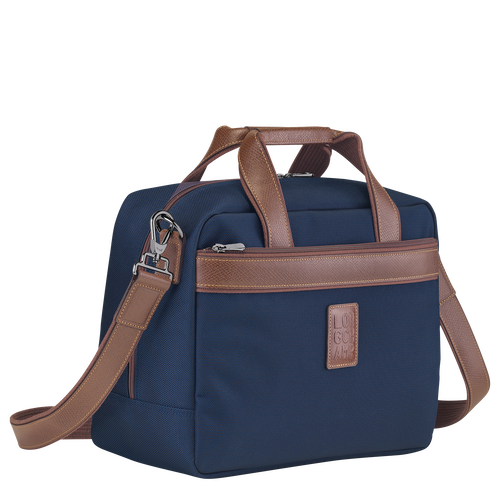 Blue Men's Longchamp Boxford Canvas Travel Bags | 9104325-YU