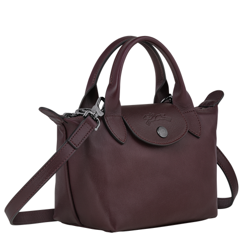 Red Women's Longchamp Le Pliage Cuir XS Leather Top-handle Bags | 6247135-TF
