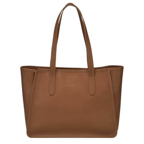 Brown Women's Longchamp Le Foulonné Leather Shoulder Bags | 9752840-EL