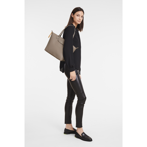 Beige Women's Longchamp Le Pliage City S Canvas Shoulder Bags | 6159384-YJ
