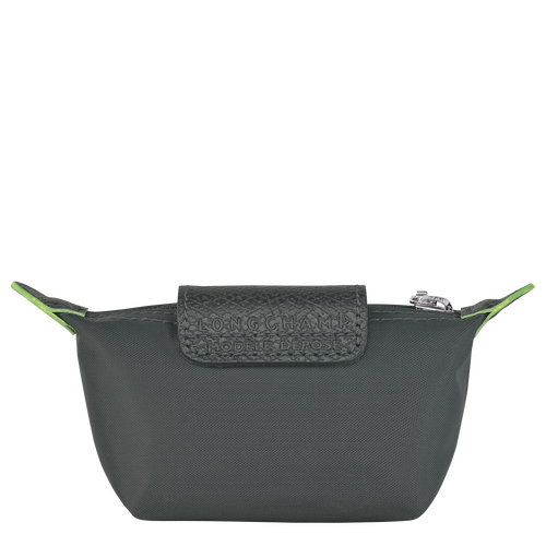 Grey Women's Longchamp Le Pliage Green Canvas, Recycled canvas Coin Purses | 1426793-ZT
