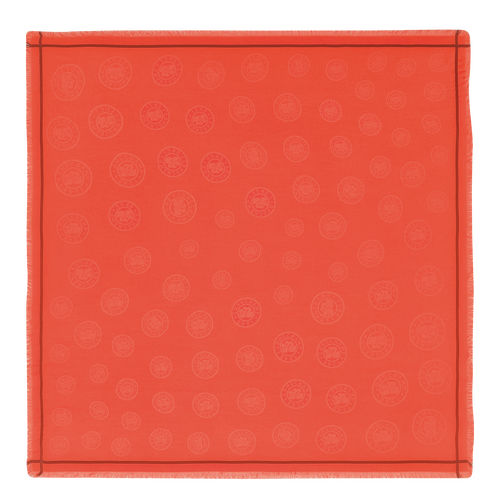 Orange Men's Longchamp Fall-Winter 2022 Collection Cotton Stoles | 7308519-RD