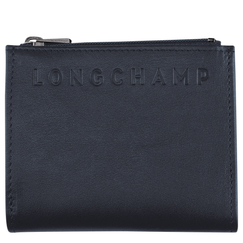 Blue Men's Longchamp 3D Leather Wallets | 2653048-VE