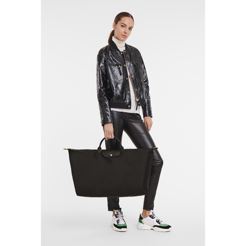 Black Women's Longchamp Le Pliage Green XL Canvas, Recycled canvas Travel Bags | 2819460-TJ