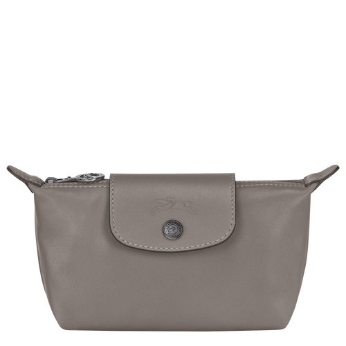 Grey Women's Longchamp Le Pliage Cuir Leather Pouches | 5862971-EK