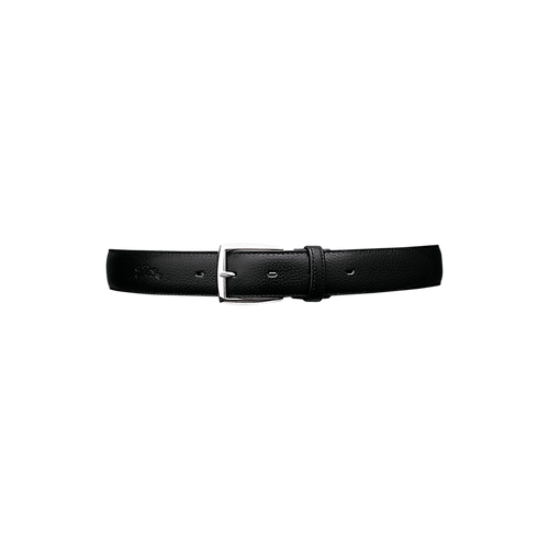 Black Men's Longchamp Le Foulonné Leather Belts | 8203691-NU