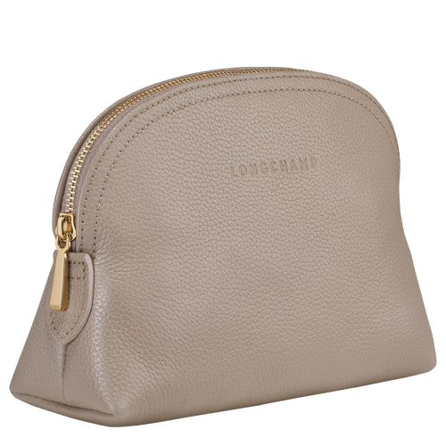 Grey Women's Longchamp Le Foulonné Leather Pouches | 3541082-TA