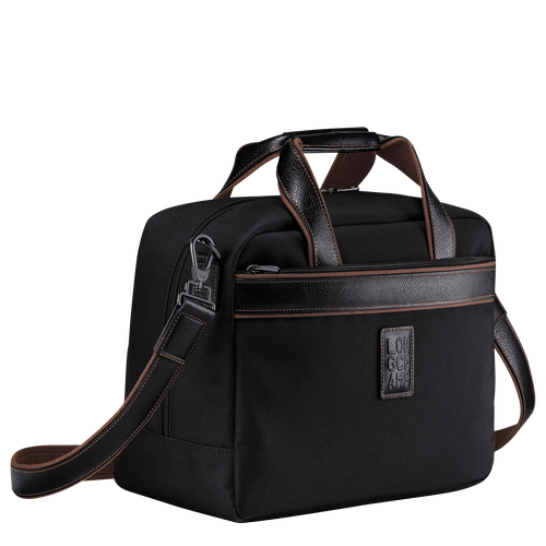 Black Women's Longchamp Boxford Canvas Travel Bags | 3721804-PM
