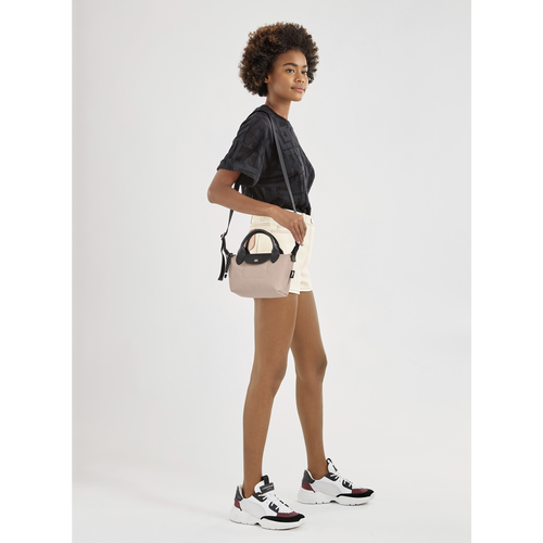 Pink Women's Longchamp Le Pliage Energy XS Canvas, Recycled canvas Top-handle Bags | 2768341-NT