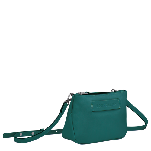 Green Women's Longchamp 3D Leather Crossbody Bags | 0976283-RP