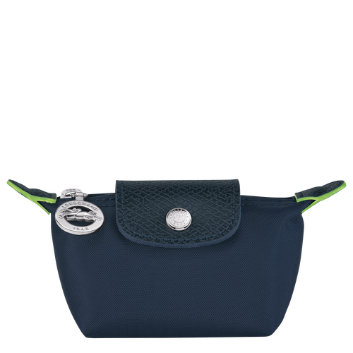 Blue Women's Longchamp Le Pliage Green Canvas, Recycled canvas Coin Purses | 0561738-LW
