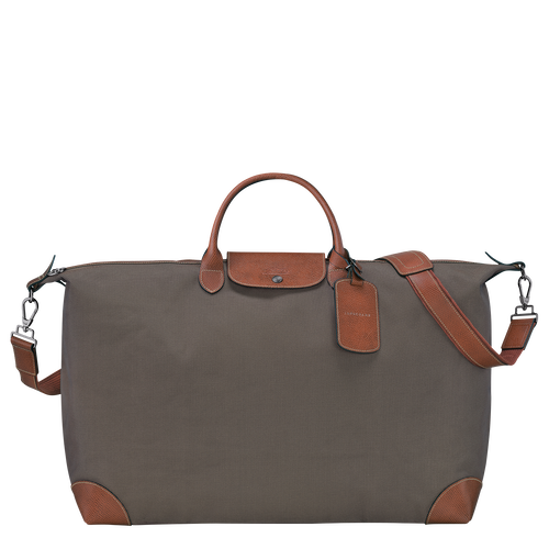 Brown Women's Longchamp Boxford XL Canvas Travel Bags | 3589467-AH