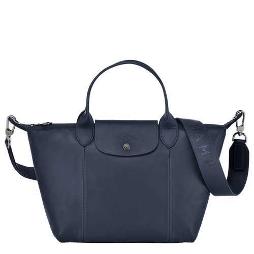 Blue Women's Longchamp Le Pliage Cuir S Leather Top-handle Bags | 7148596-SZ