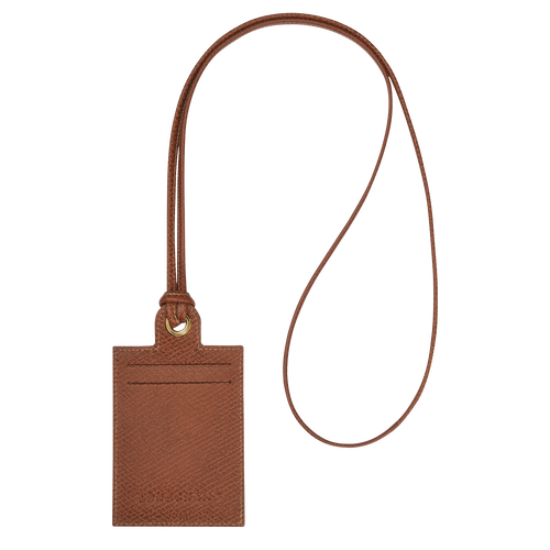 Brown Men's Longchamp Le Pliage Original Leather with necklace Cardholders | 8107259-HE