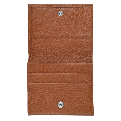 Brown Women's Longchamp Le Foulonné Leather Coin Purses | 7089641-TI