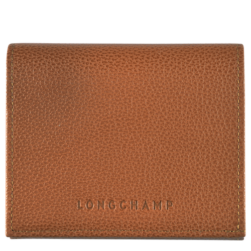Brown Women's Longchamp Le Foulonné Leather Coin Purses | 7089641-TI