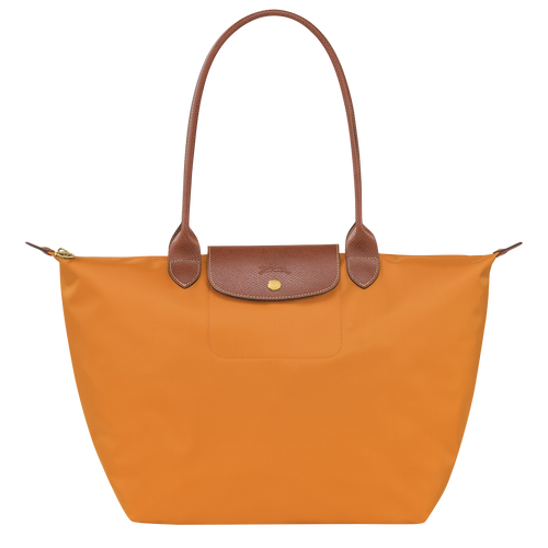 Orange Women's Longchamp Le Pliage Original L Canvas, Recycled canvas Shoulder Bags | 6829350-VJ