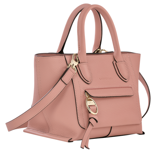Pink Women's Longchamp Mailbox S Leather Top-handle Bags | 9145327-EI
