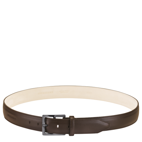Brown Men's Longchamp Végétal Leather Belts | 9036524-NG