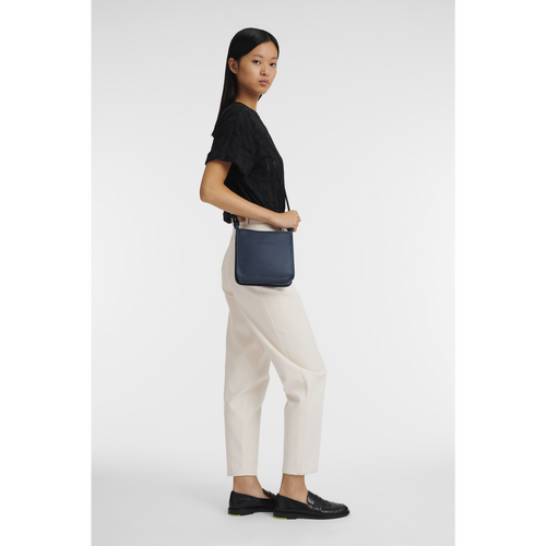 Blue Women's Longchamp Le Foulonné S Leather Crossbody Bags | 6702315-UI