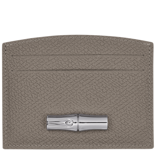 Grey Women's Longchamp Roseau Leather Cardholders | 7248301-EO