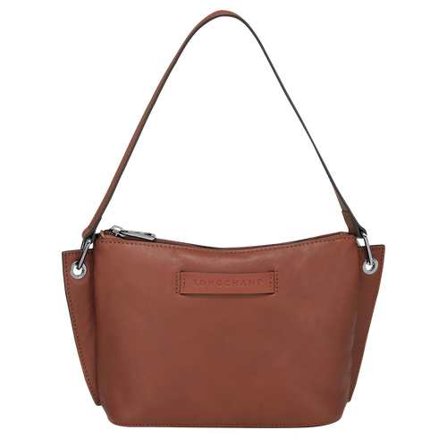 Brown Women's Longchamp 3D Leather Pouches | 0427519-QZ