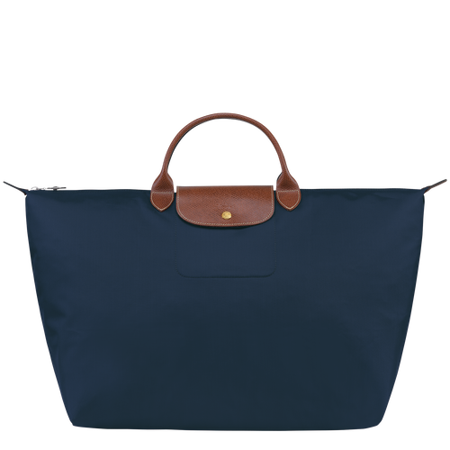 Blue Women's Longchamp Le Pliage Original L Canvas, Recycled canvas Travel Bags | 0985741-ES