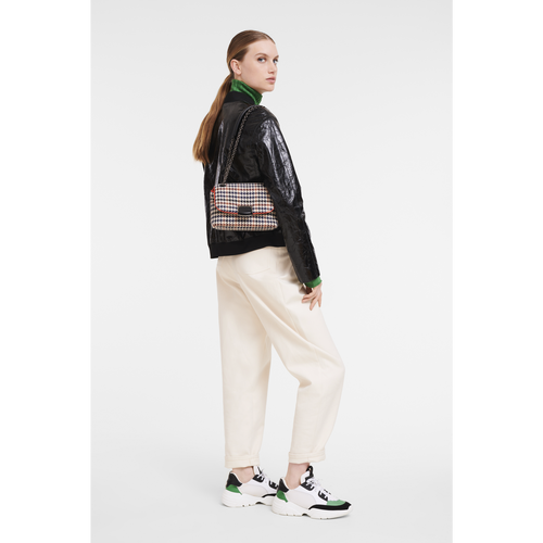 Multicolor Women's Longchamp Brioche S Canvas Crossbody Bags | 2378946-EB