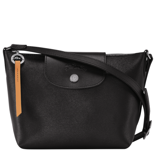 Black Women's Longchamp Le Pliage City Canvas Crossbody Bags | 8371096-CG