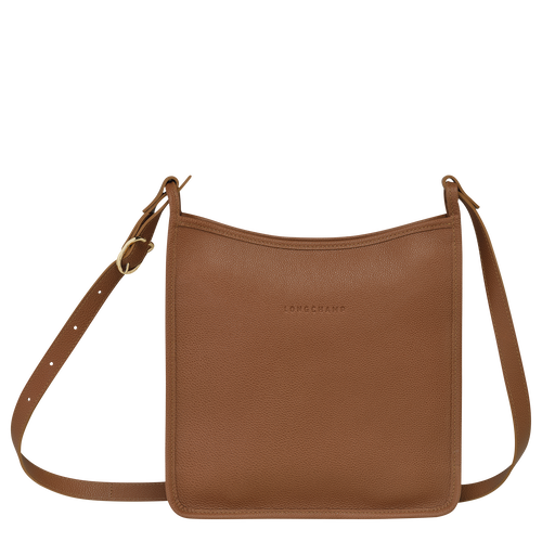 Brown Women's Longchamp Le Foulonné L Leather Crossbody Bags | 7814052-NA