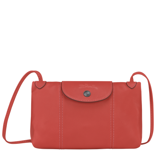 Orange Women's Longchamp Le Pliage Cuir Leather Crossbody Bags | 0287513-ZH