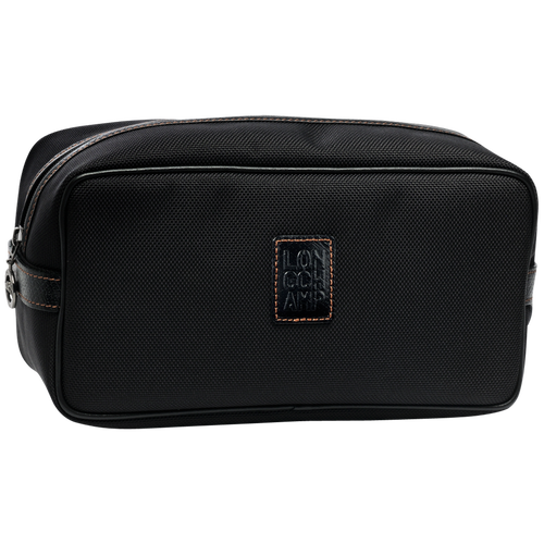 Black Women's Longchamp Boxford Canvas Toiletry Bags | 1023769-QM