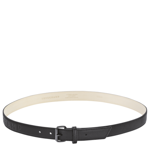 Black Women's Longchamp Le Pliage Cuir Leather Belts | 1640583-JW