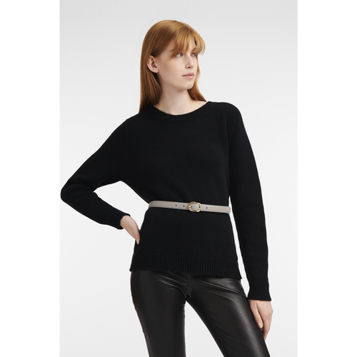 Grey Women's Longchamp Le Foulonné Leather Belts | 0945761-LO