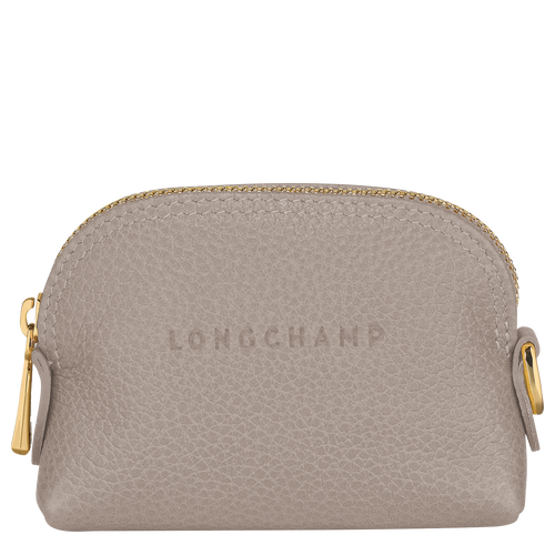 Grey Women's Longchamp Le Foulonné Leather Coin Purses | 0915783-SW