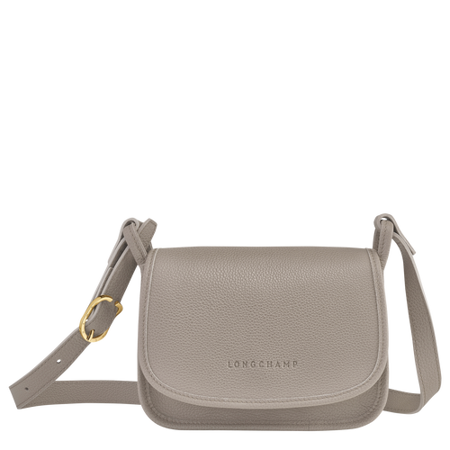 Grey Women's Longchamp Le Foulonné S Leather Crossbody Bags | 2083916-HQ