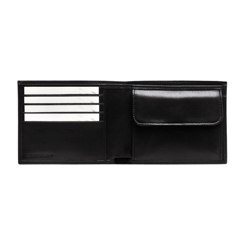 Black Men's Longchamp Baxi Leather Wallets | 2145089-FY