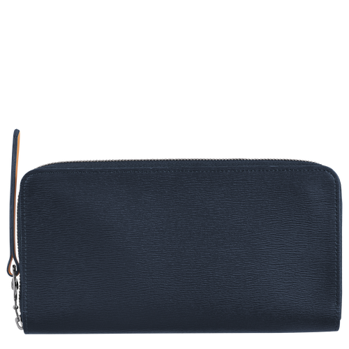 Blue Women's Longchamp Long Le Pliage City Canvas Wallets | 4286105-MQ - Exclusive Outlet Sale