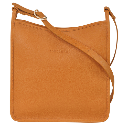 Orange Women's Longchamp Le Foulonné L Leather Crossbody Bags | 6548107-LW