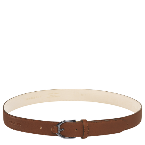 Brown Women's Longchamp 3D Leather Belts | 9147360-LY