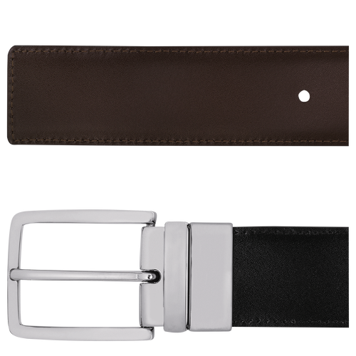 Multicolor Men's Longchamp Delta Box Leather Belts | 9105684-NJ