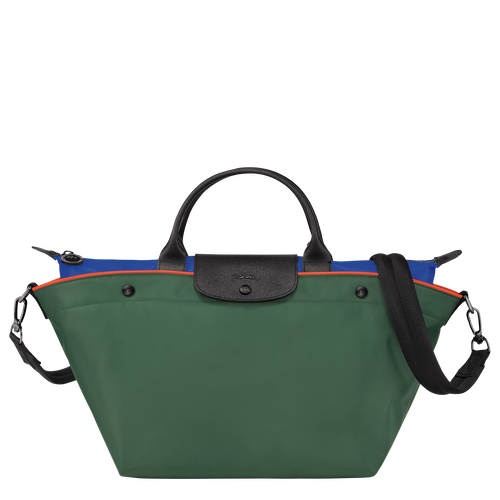 Green Women's Longchamp Le Pliage Collection M Canvas Top-handle Bags | 8942673-QF
