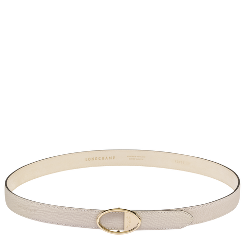 Beige Women's Longchamp Mailbox Leather Belts | 9860142-UG