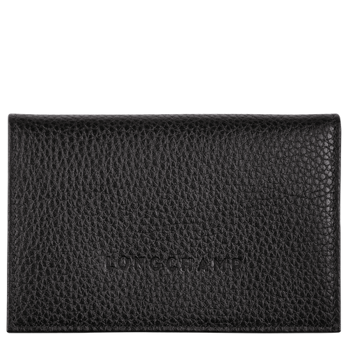 Black Women's Longchamp Le Foulonné Leather Cardholders | 1536947-FX