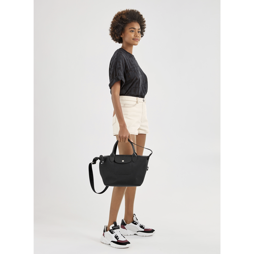 Black Men's Longchamp Le Pliage Energy S Canvas, Recycled canvas Handbag | 0126783-TF