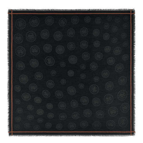 Sale on Black Men's Longchamp Fall-Winter 2022 Collection Cotton Stoles | 5642091-QF - Shop Now