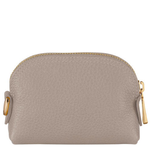 Grey Women's Longchamp Le Foulonné Leather Coin Purses | 0915783-SW