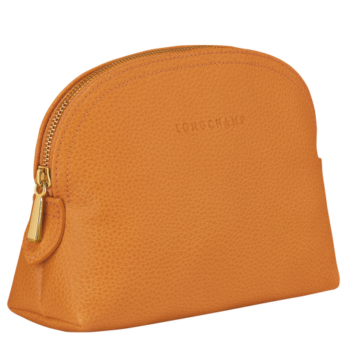Orange Women's Longchamp Le Foulonné Leather Pouches | 8437106-SR